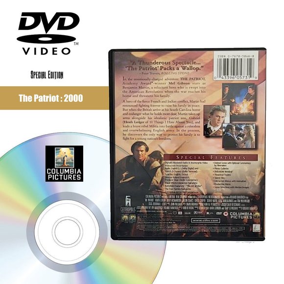 DVD: The Patriot - Special Edition    Mel Gibson - Picture 2 of 2